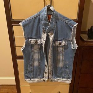 Rolling Paper Large sleeves jean jacket 100% cotton